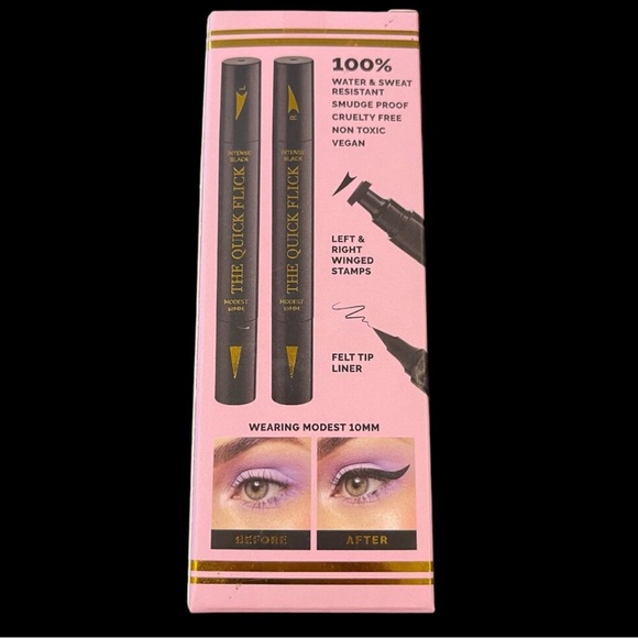 New: The Quick Flick - Modest 10MM Intense Black Eyeliner Stamp - Picture 2 of 10
